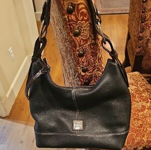 Dooney & Bourke Black Leather Shoulder Bag